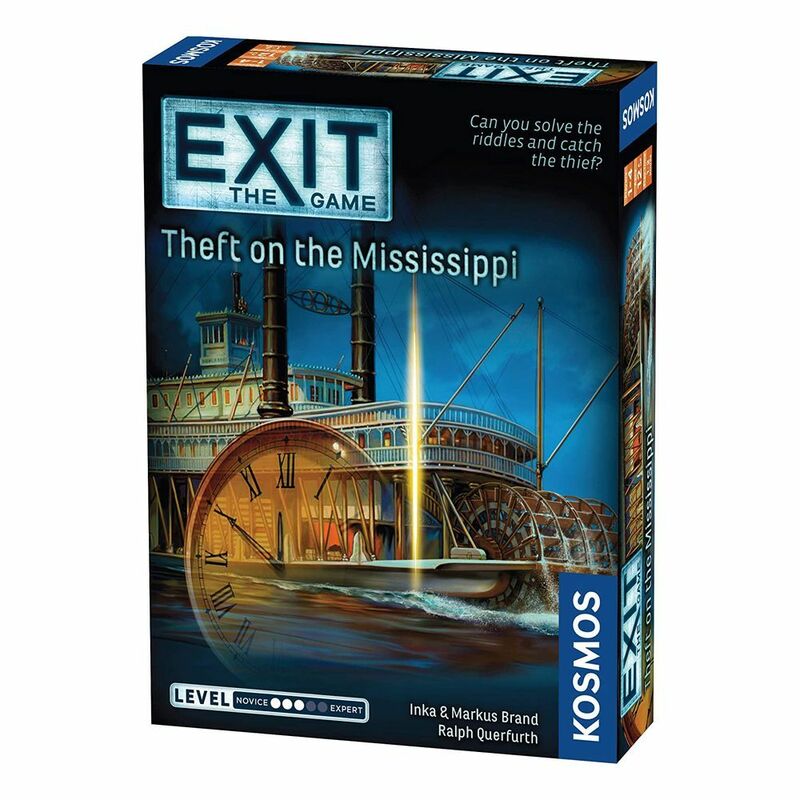 Kosmos Games Exit Theft on the Mississippi Board Game