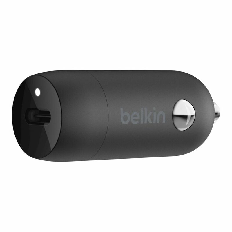 Belkin Boostcharge 20W USB-C PD Car Charger Black Belkin Boostcharge 20W USB-C PD Car Charger Black