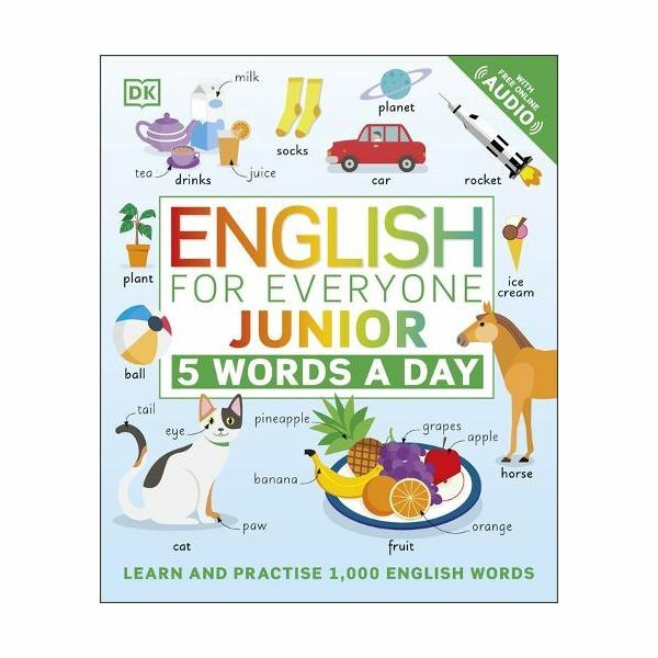 English for Everyone Junior 5 Words A Day- Learn And Practise 1,000 English Words | Dorling Kindersley English for Everyone Junior 5 Words A Day- Learn And Practise 1,000 English Words | Dorling Kindersley
