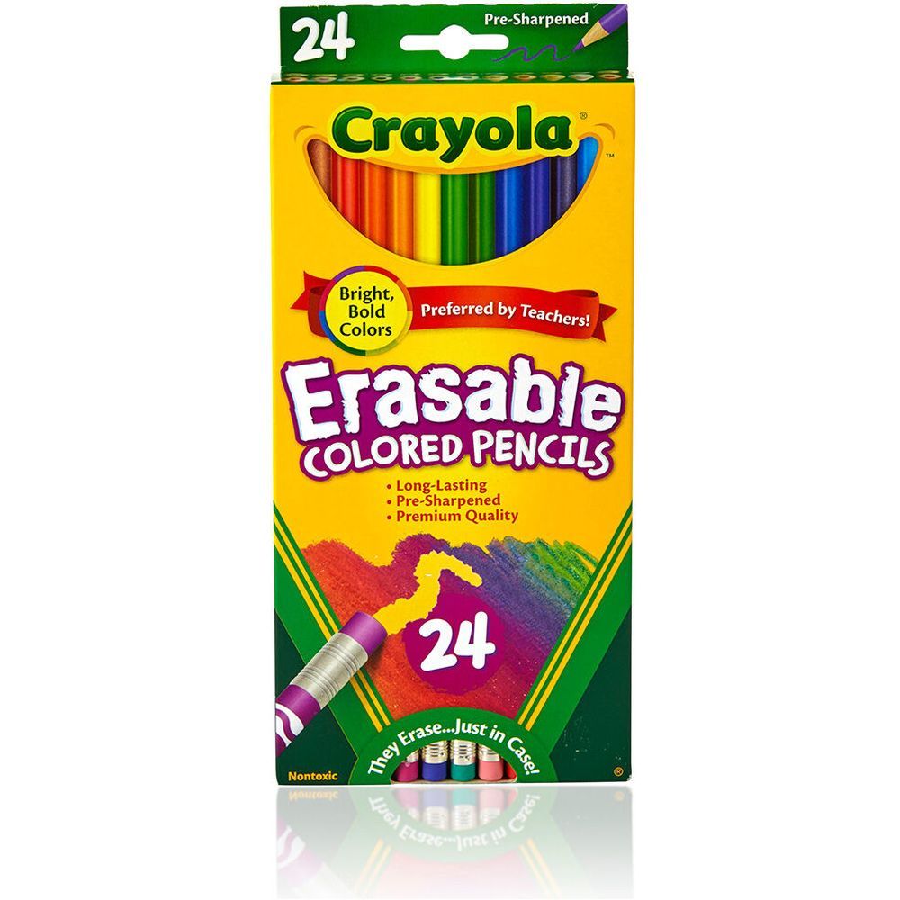 Crayola Erasable Colored Pencils (24 Pack)