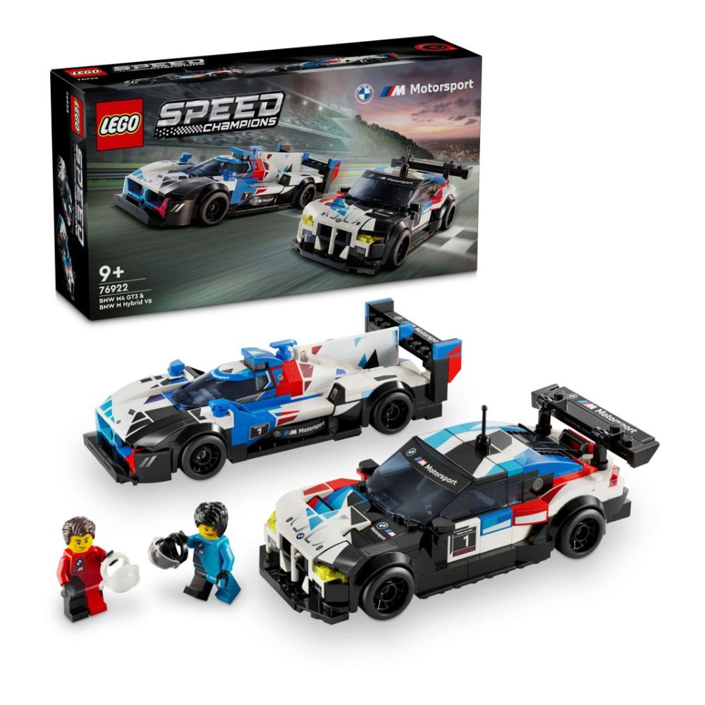 LEGO Speed Champions BMW M4 GT3 & BMW M Hybrid V8 Race Cars 76922