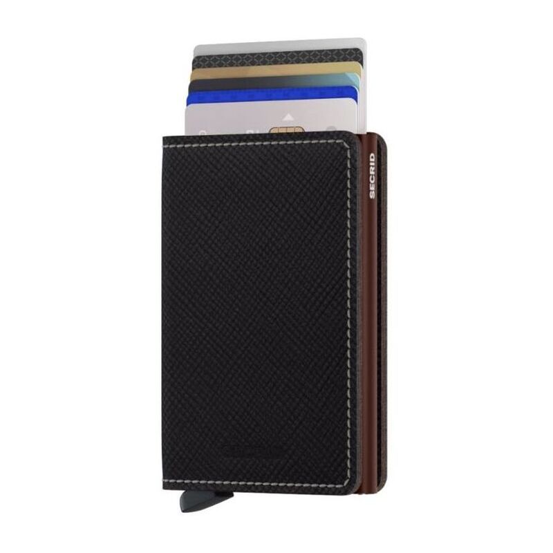 Secrid Slimwallet Saffiano Brown