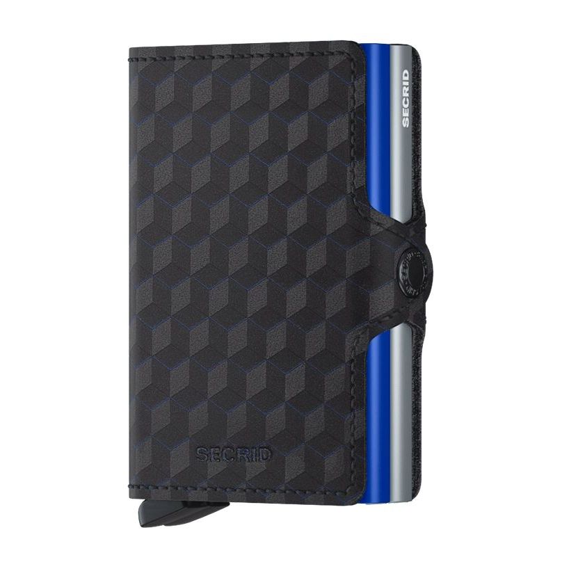 Secrid Twinwallet - Optical Leather - Titanium Blue