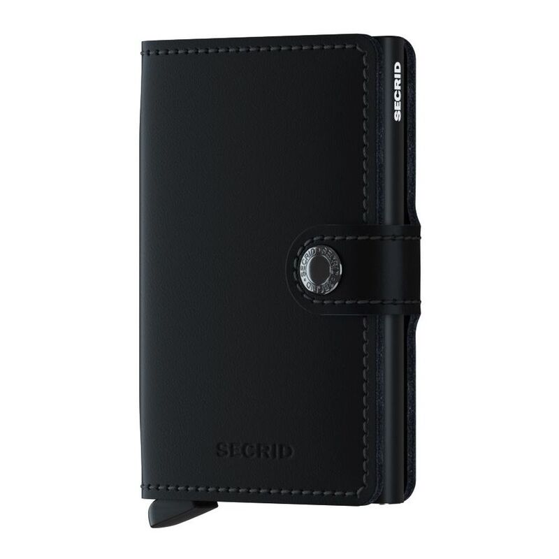 Secrid Miniwallet - Matte Leather - Black Secrid Miniwallet - Matte Leather - Black