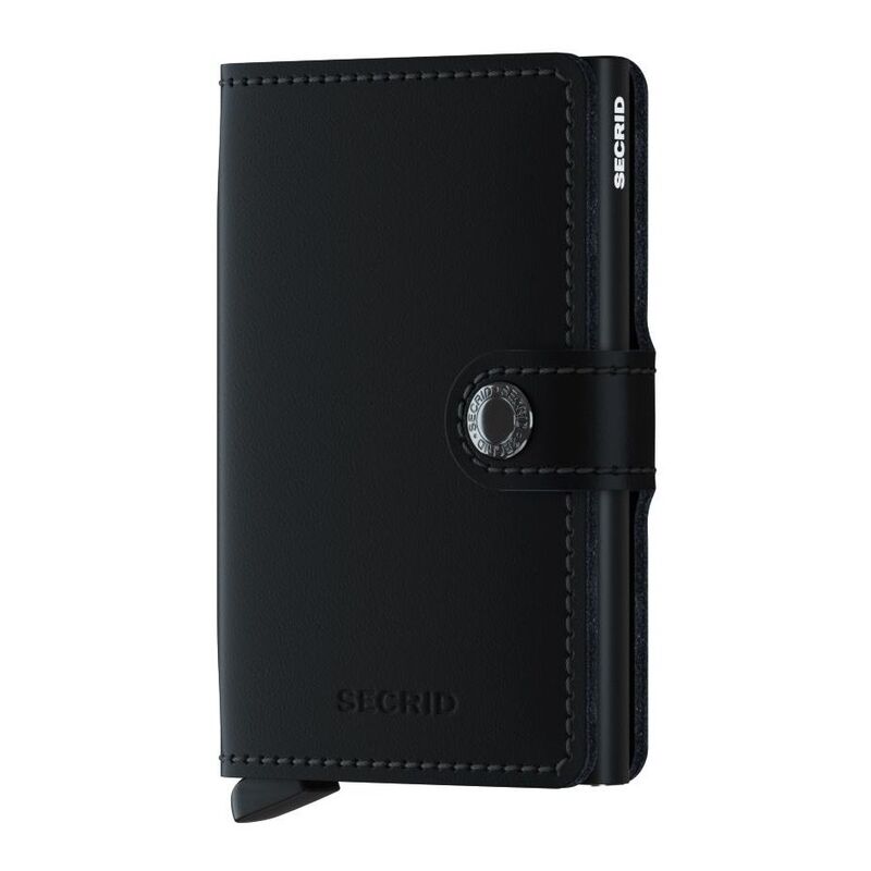 Secrid Miniwallet - Matte Leather - Black