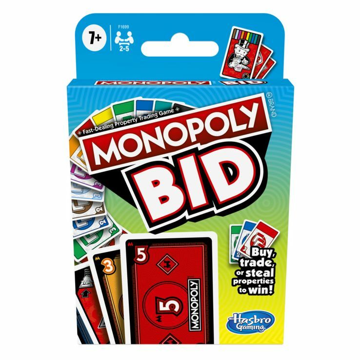 Hasbro Monopoly Bid Card Game