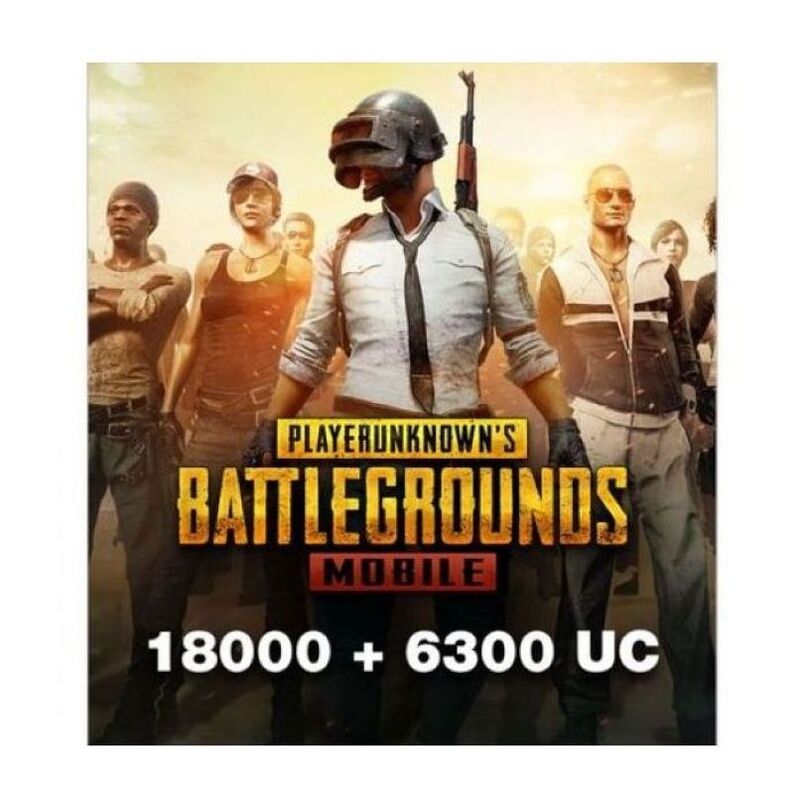 PUGB 18000 + 6300 UC 300USD Gift Card for PUBG Mobile (Digital Code)