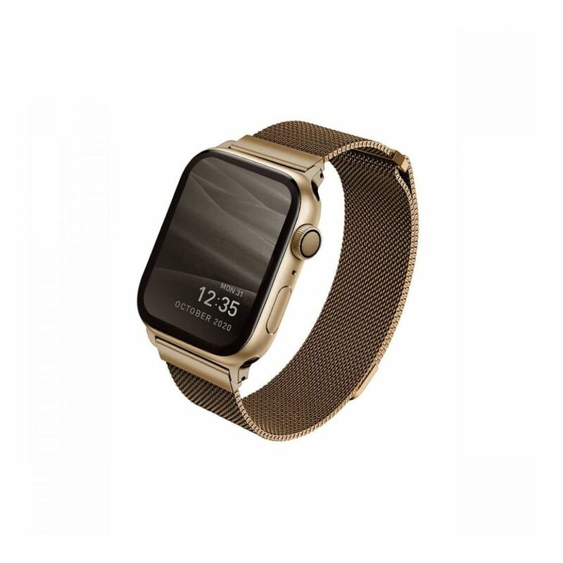 Uniq Dante 44/42mm Mesh Steel Strap Caramel Gold for Apple Watch (Compatible with Apple Watch 42/44/45mm) Uniq Dante 44/42mm Mesh Steel Strap Caramel Gold for Apple Watch (Compatible with Apple Watch 42/44/45mm)