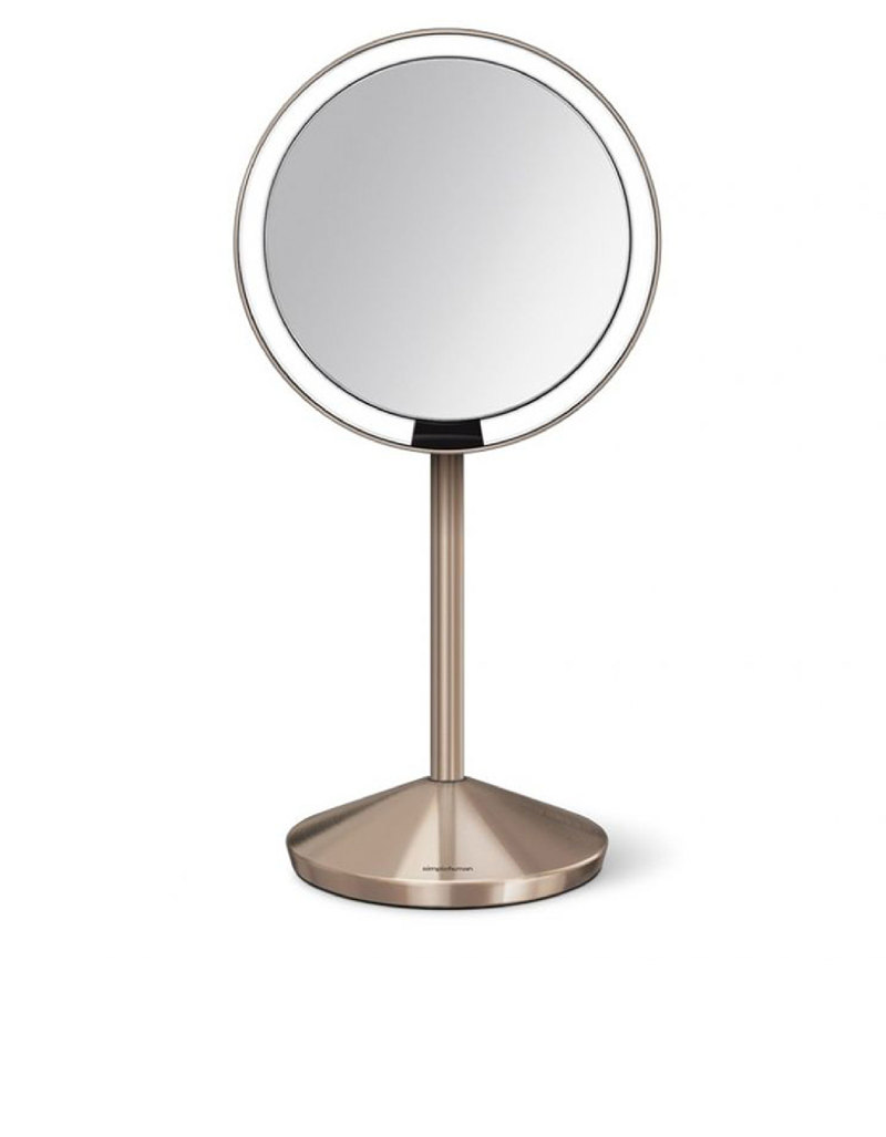 Simplehuman Sensor Mirror Round 12cm Rose Gold Steel Simplehuman Sensor Mirror Round 12cm Rose Gold Steel
