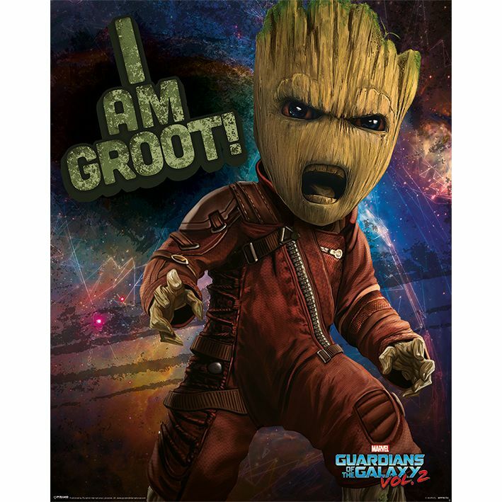 Pyramid Posters Marvel Guardians Of The Galaxy Vol 2 Angry Groot Mini Poster (40 x 50 cm) Pyramid Posters Marvel Guardians Of The Galaxy Vol 2 Angry Groot Mini Poster (40 x 50 cm)