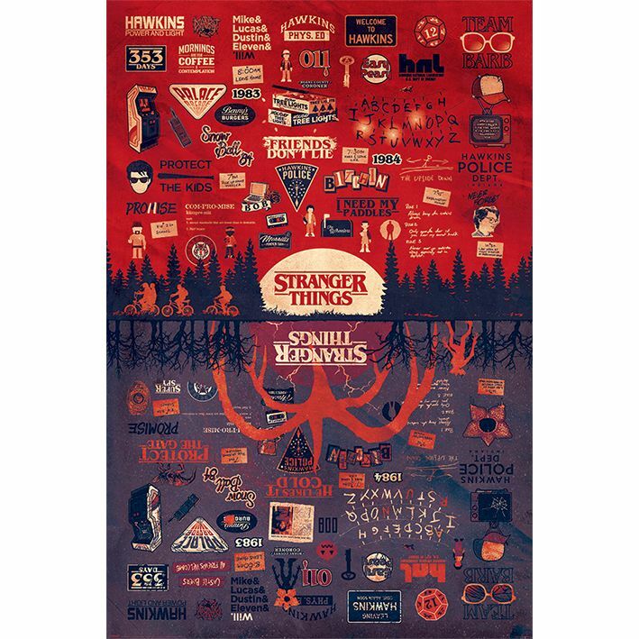 Pyramid Posters Stranger Things The Upside Down Maxi Poster (61 x 91.5 cm)