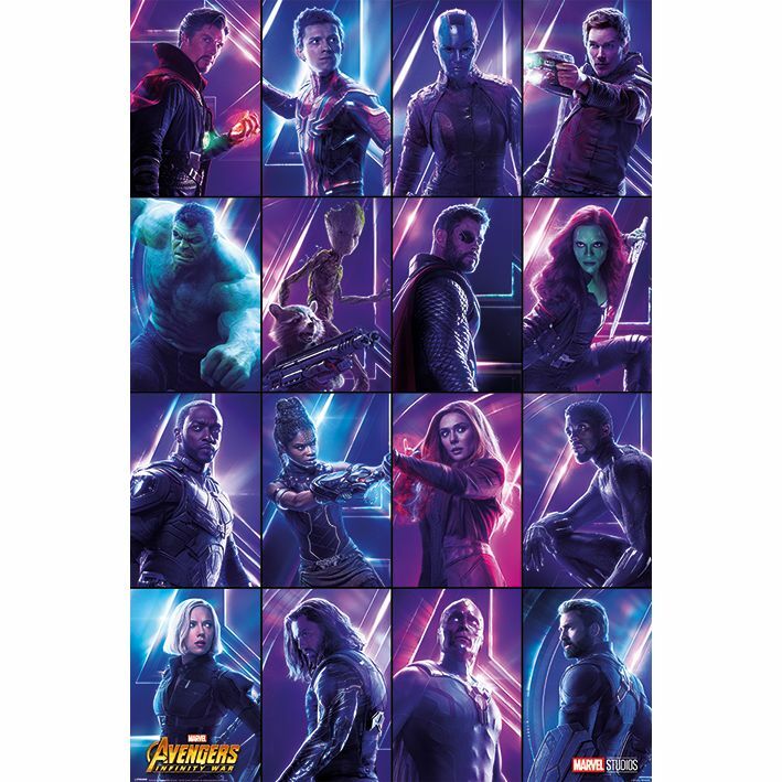 Pyramid Posters Marvel Avengers Infinity War Heroes Maxi Poster (61 x 91.5 cm) Pyramid Posters Marvel Avengers Infinity War Heroes Maxi Poster (61 x 91.5 cm)