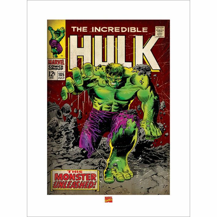 Pyramid Posters Marvel Incredible Hulk Monster Unleashed Art Print (60 x 80 cm) Pyramid Posters Marvel Incredible Hulk Monster Unleashed Art Print (60 x 80 cm)