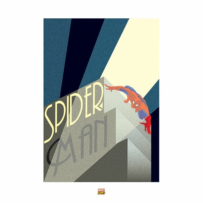 Pyramid Posters Marvel Deco Spider-Man Building Art Print (60 x 80 cm) Pyramid Posters Marvel Deco Spider-Man Building Art Print (60 x 80 cm)