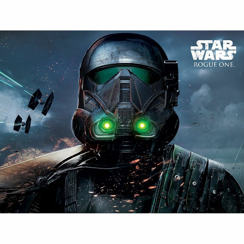 Pyramid Posters Star Wars Rogue One Death Trooper Glow Canvas Print (60 x 80 cm) Pyramid Posters Star Wars Rogue One Death Trooper Glow Canvas Print (60 x 80 cm)