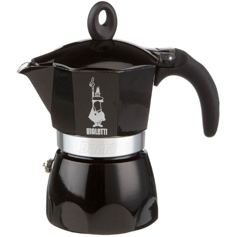 Bialetti Moka Express Espresso Maker Black (Makes 3 Cups)