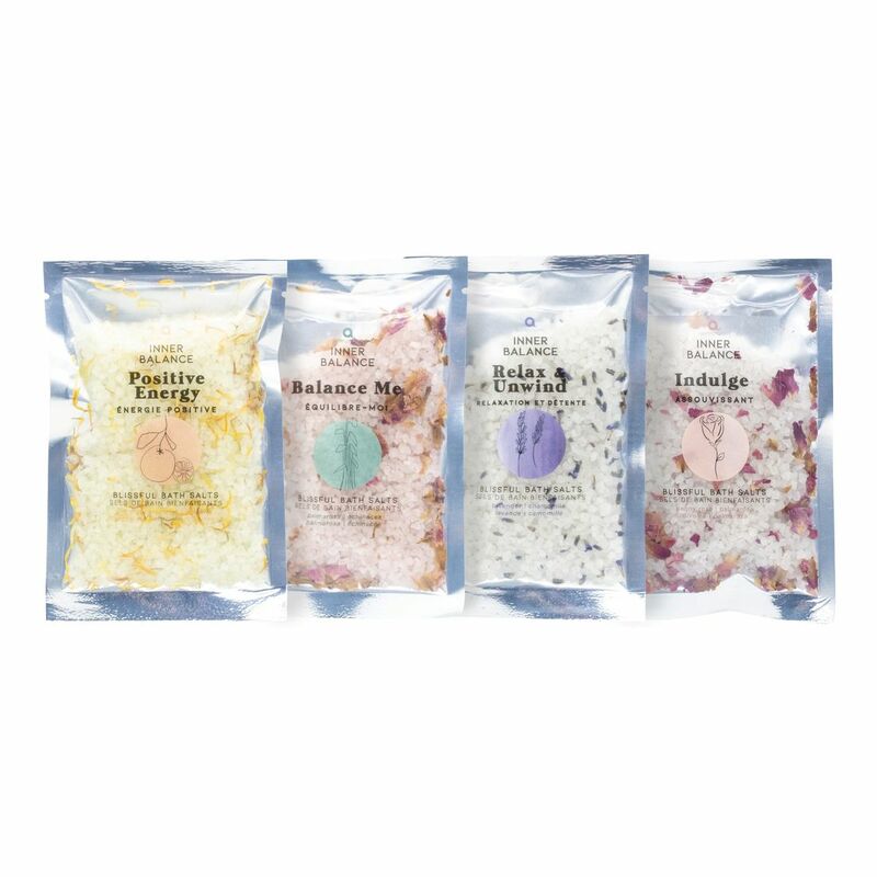 Aroma Home Renew And Restore Bath Salts Set Silver (4x 100g) Aroma Home Renew And Restore Bath Salts Set Silver (4x 100g)