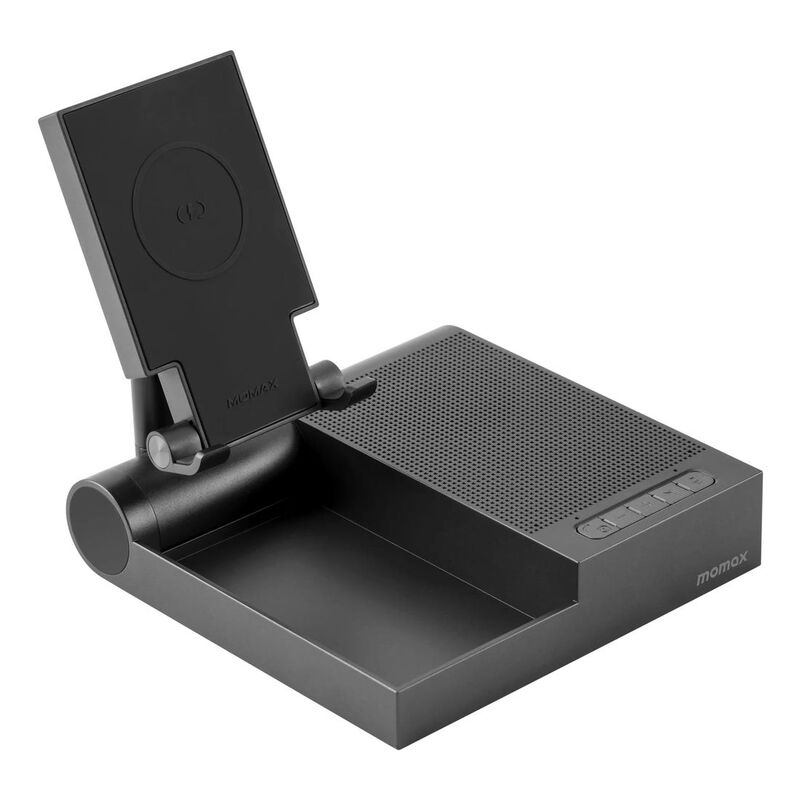 Momax BS2 Q.Conference 10W Mini Speakerphone With Wireless Charger Black Momax BS2 Q.Conference 10W Mini Speakerphone With Wireless Charger Black