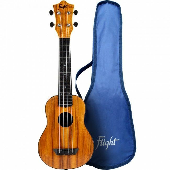 Flight TUS55 Soprano Travel Ukulele Acacia Flight TUS55 Soprano Travel Ukulele Acacia