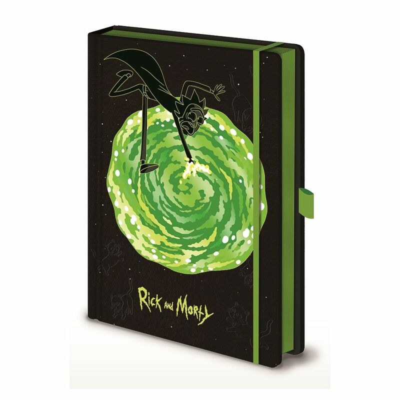 Rick And Morty Portals Premium A5 Notebook Rick And Morty Portals Premium A5 Notebook