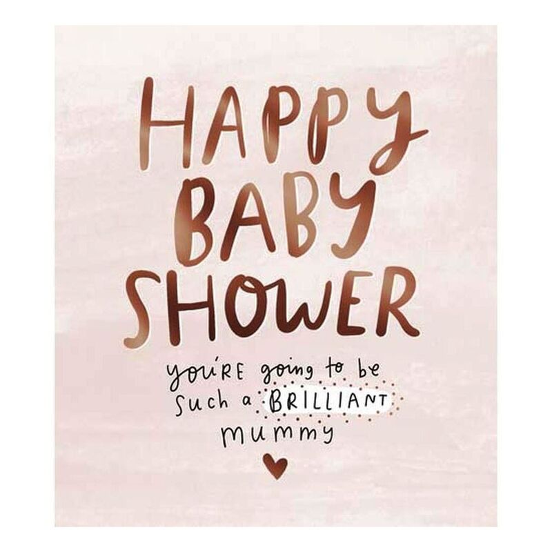 The Happy News Happy Baby Shower Brilliant Mummy Greeting Card (160 x 176mm) The Happy News Happy Baby Shower Brilliant Mummy Greeting Card (160 x 176mm)