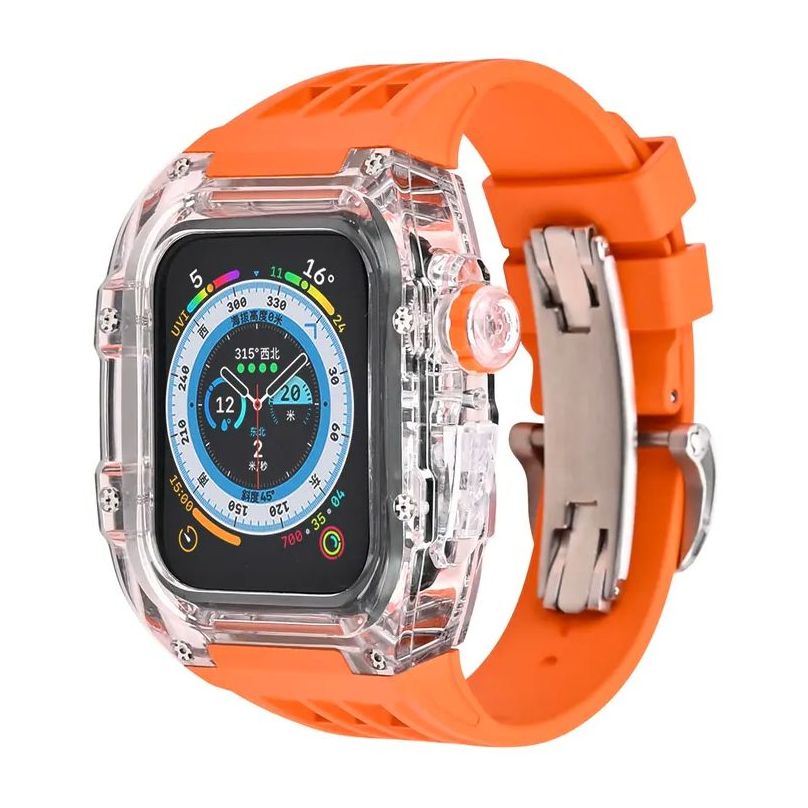 Mansa Case - Transparent + Strap for Apple Watch Ultra