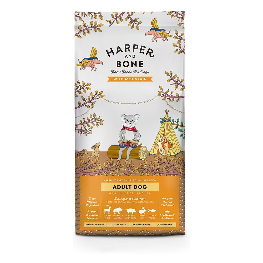 Harper & Bone Grain Free Adult Dog Medium/Large Wild Mountain 2kg