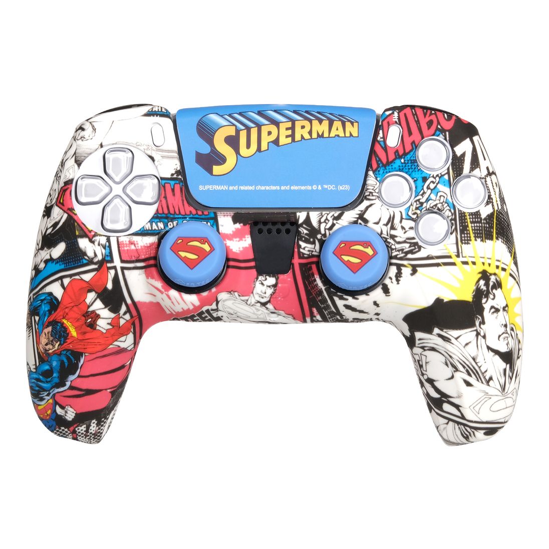 FR-TEC Superman Silicone + Grips + Sticker for DualSense