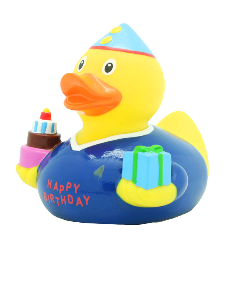 Lilalu Birthday Boy Rubber Duck Lilalu Birthday Boy Rubber Duck