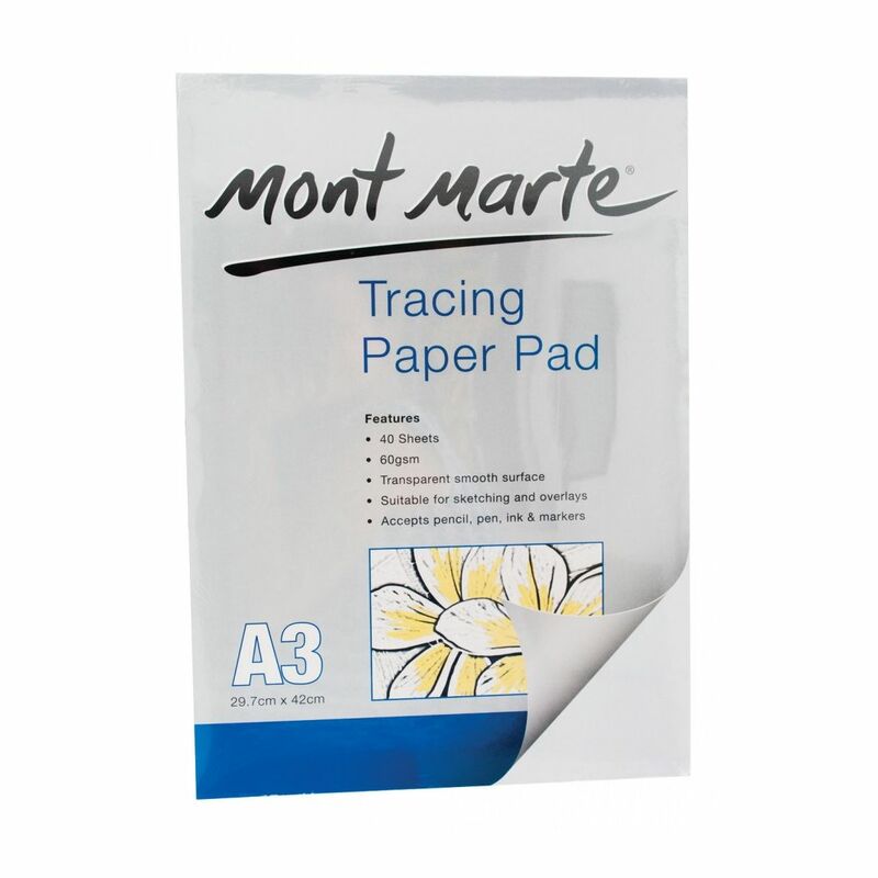 Mont Marte Tracing Paper A3 60Gsm 40 Sheets