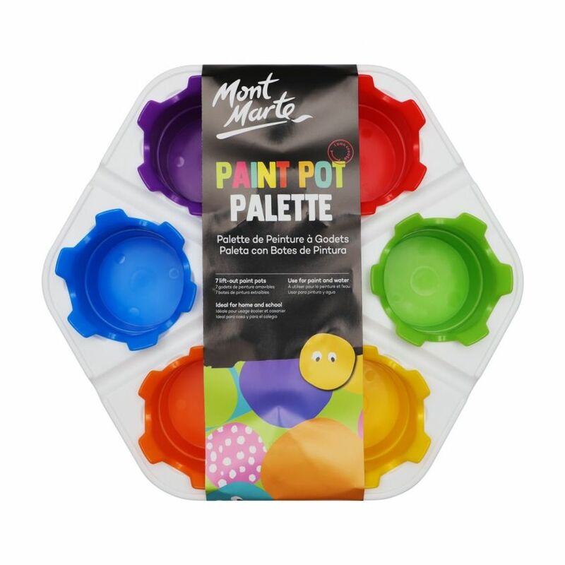 Mont Marte Round Paint Pot Palette Mont Marte Round Paint Pot Palette