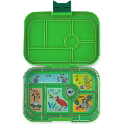 Yumbox Original Leakproof 6-Compartment Bento Box - Bamboo Green / Jungle