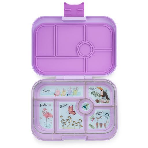 Yumbox Original Leakproof 6-Compartment Bento Box - Lila Purple