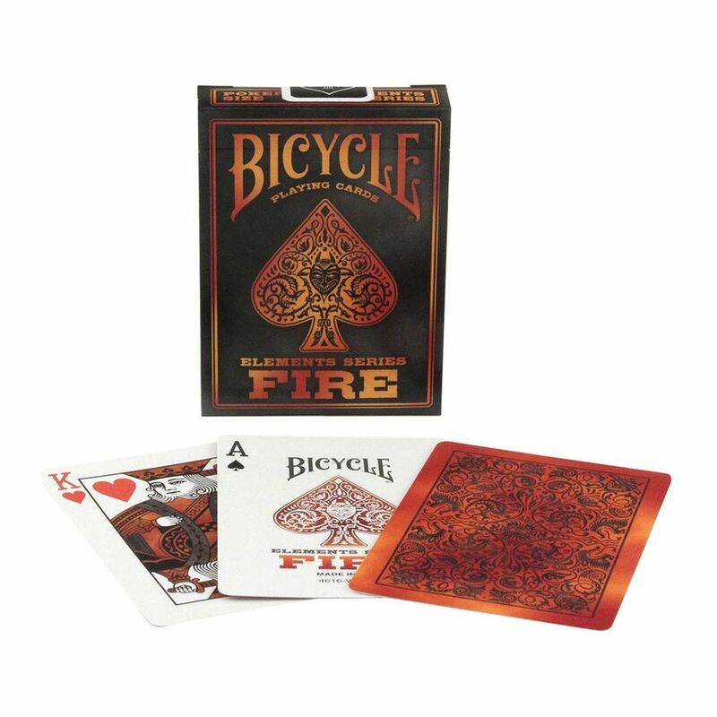 Bicycle Fire Playing Cards