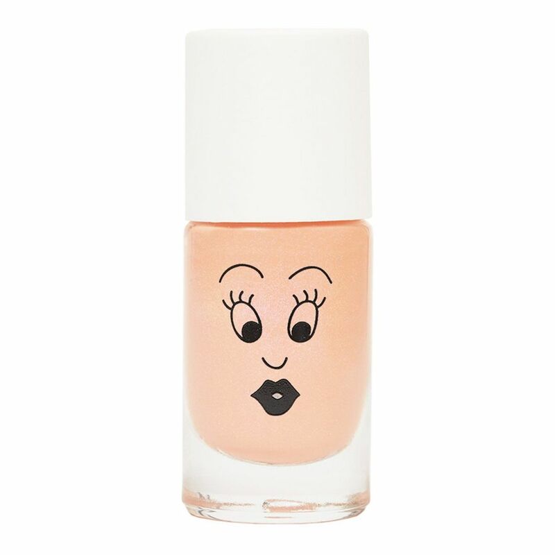 Nailmatic Kids Water Based Nail Polish Flamingo Pearly Neon Coral