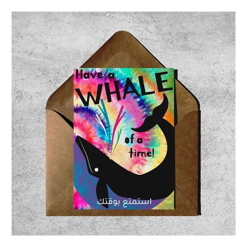 Bumble & Mouse Whale of A Time Greeting Card (10.5 x 14.8cm) Bumble & Mouse Whale of A Time Greeting Card (10.5 x 14.8cm)