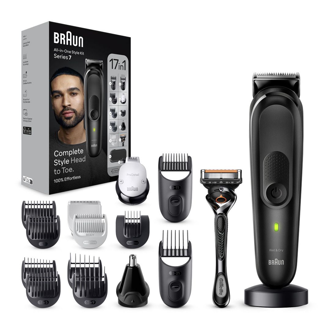 Braun MGK 7490 17-in-1 Style Kit 7 Beard/Body/Hair with ProBlade Razor