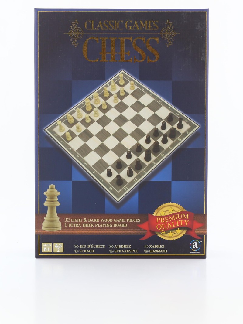 Merchant Ambassador Classic Wood Chess Board Game Merchant Ambassador Classic Wood Chess Board Game
