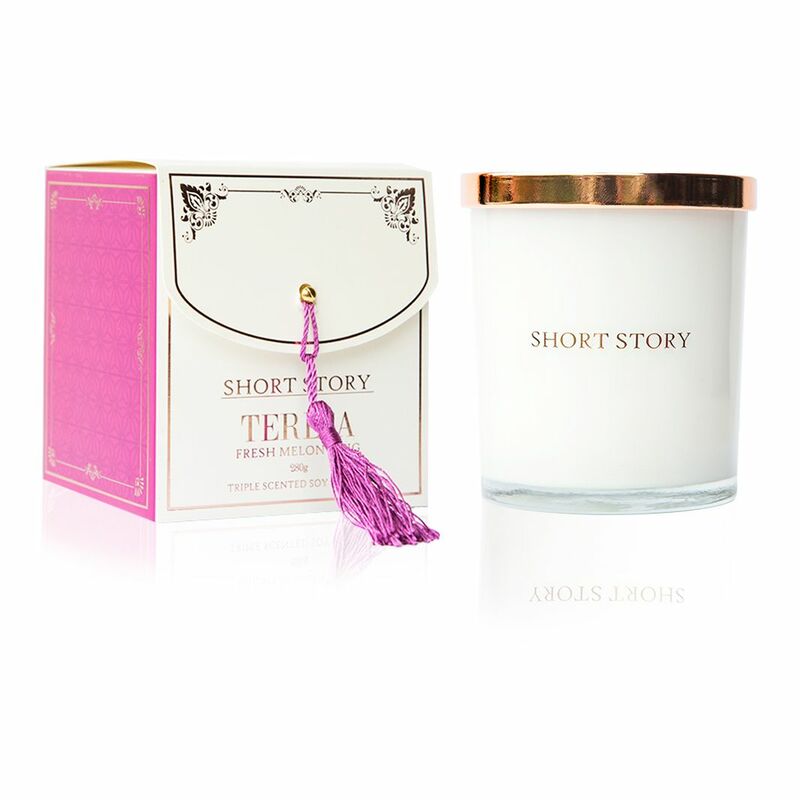 Short Story Teresa Fresh Melon and Fig Soy Candle 280g