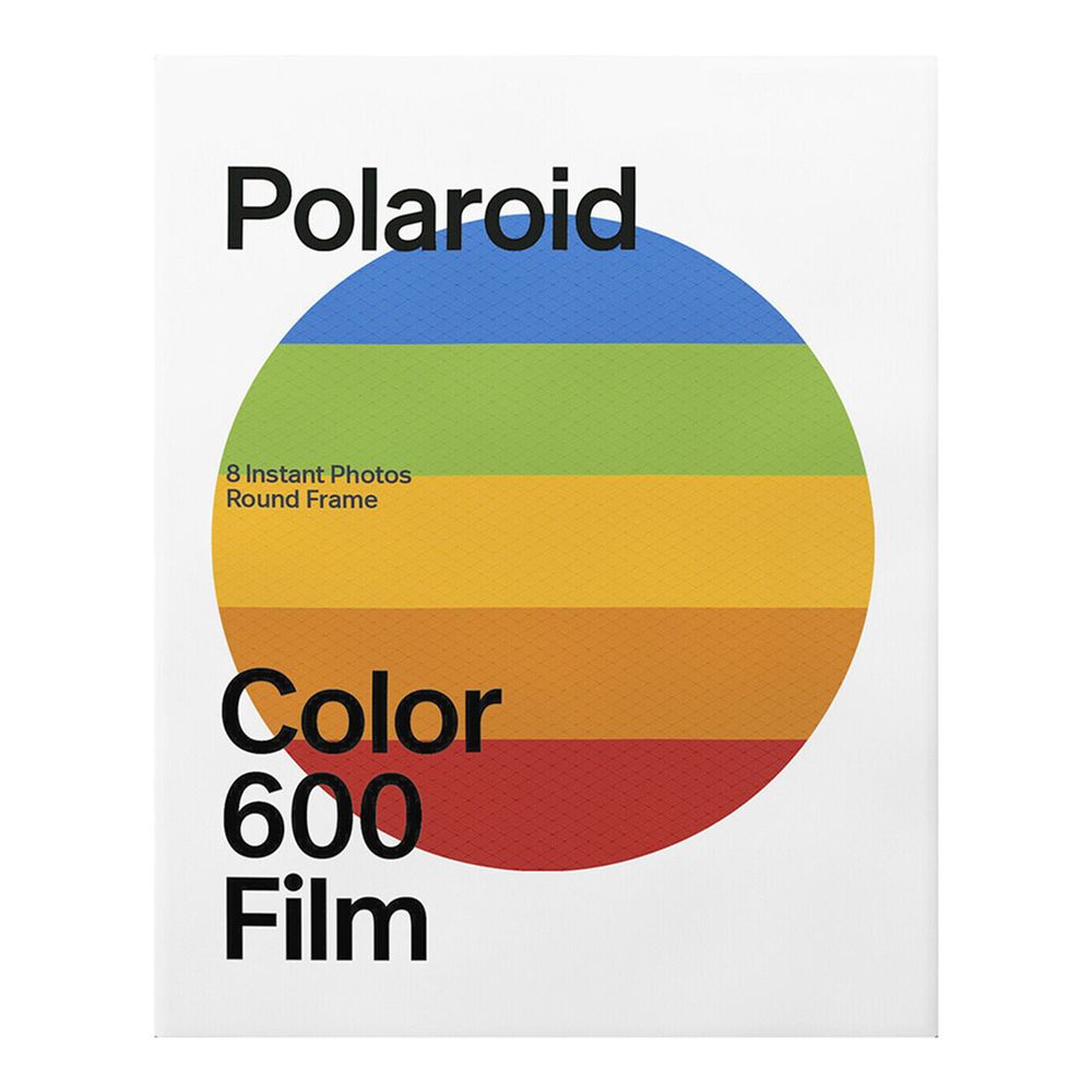 Polaroid Color Film Round Frame for Series 600 Cameras (8 Prints)