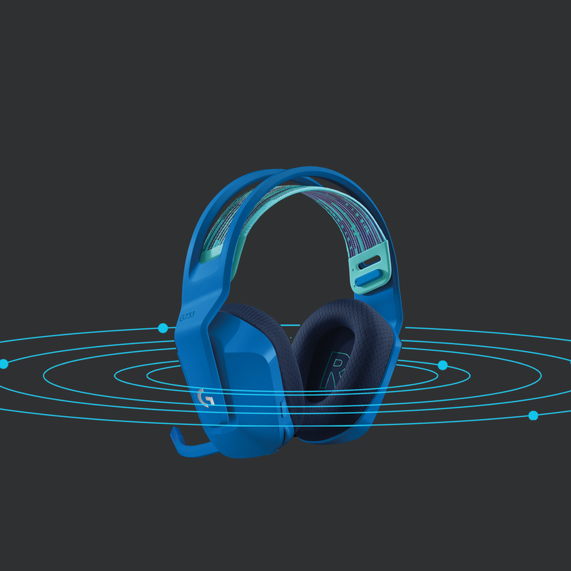 Logitech G 981-000943 G733 Lightspeed Wireless Gaming Headset Blue