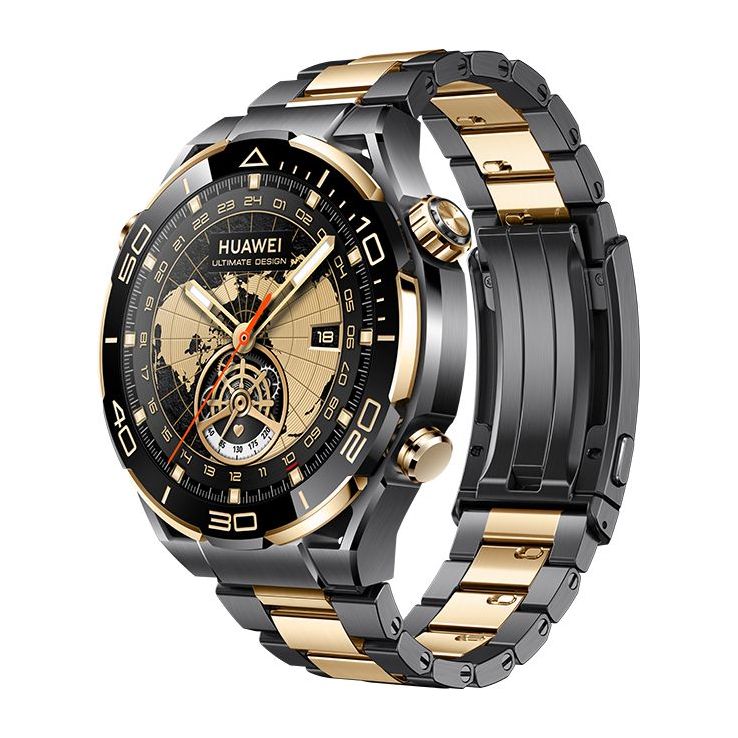 Huawei Watch Ultimate Design - Gold Titanium strap