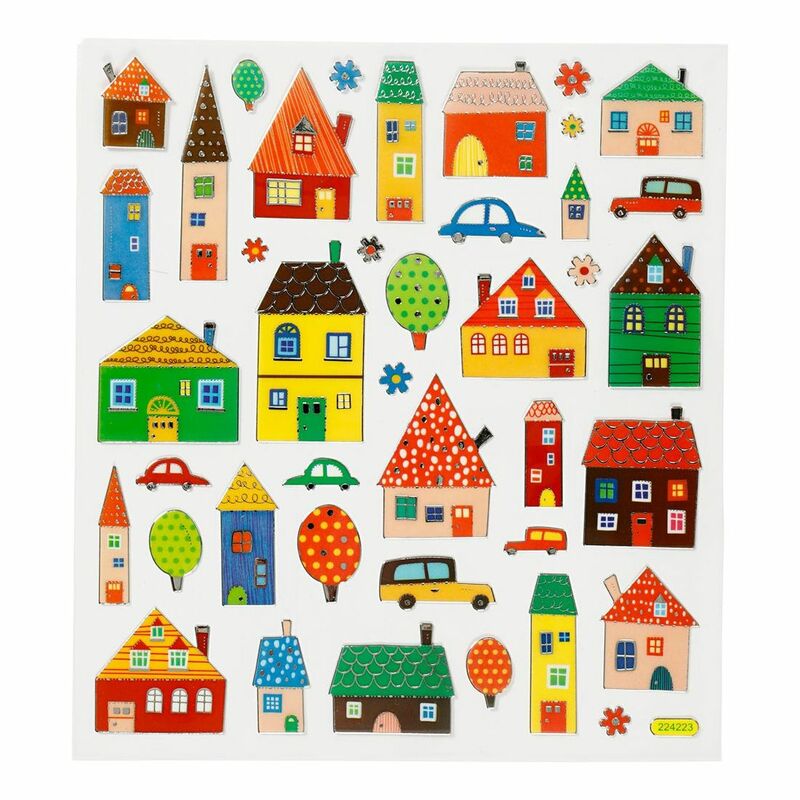 Creativ Stickers City 15X16,5 cm 1 Sheet