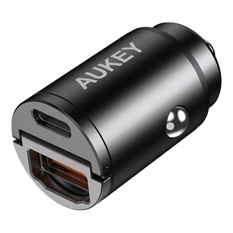 Aukey Cc-A3 30W Ultra Small 2-Port Car Charger