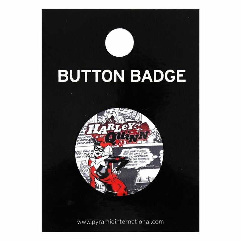 Pyramid International DC Comics Harley Quinn Aka Badge 25mm