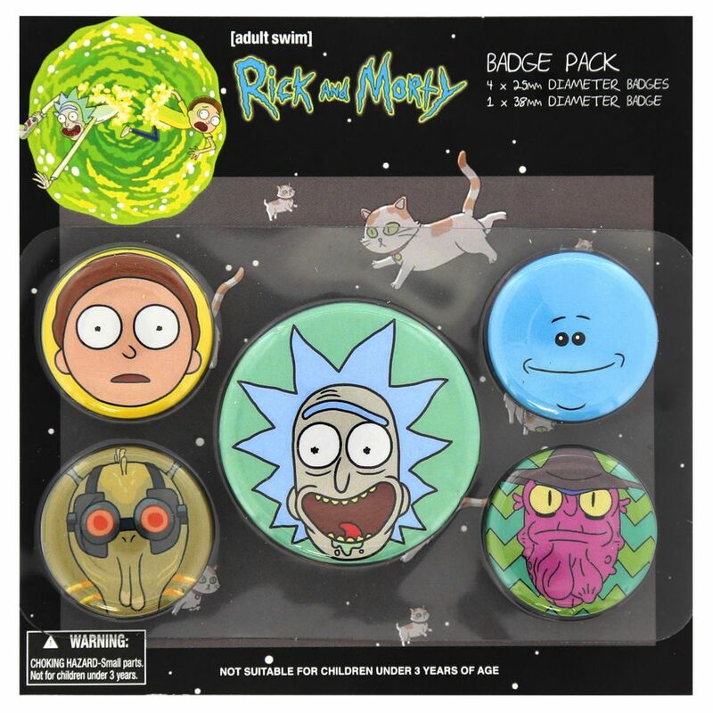 Pyramid International Rick & Morty Heads Badge 10 x 12.5cm Pyramid International Rick & Morty Heads Badge 10 x 12.5cm