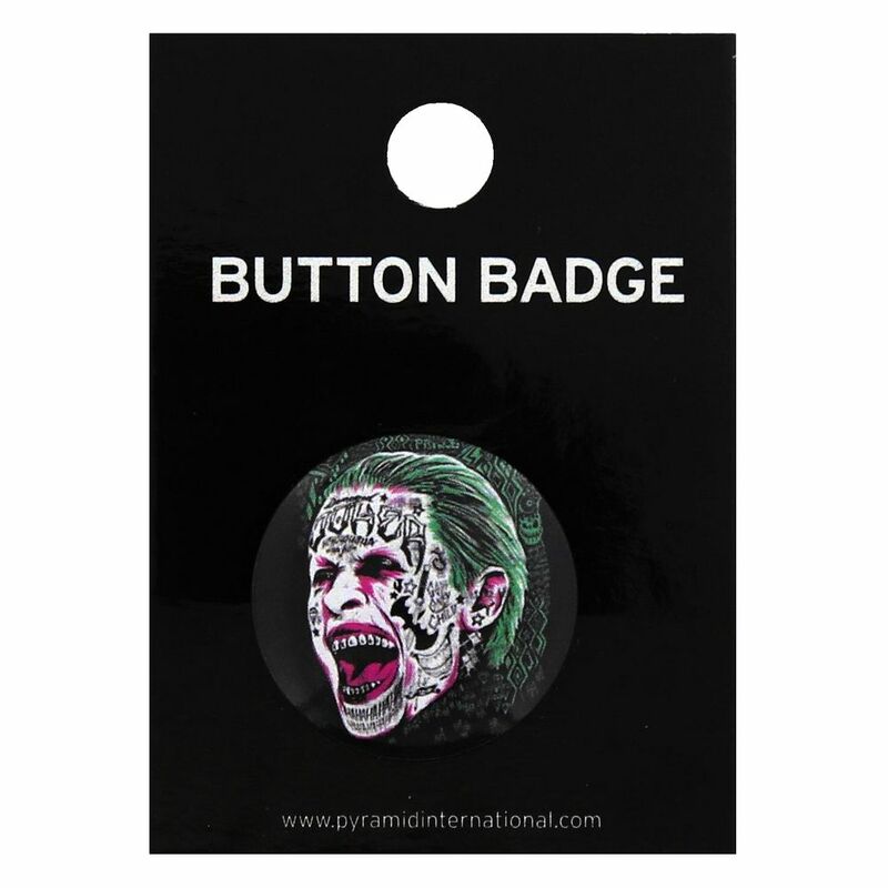 Pyramid International DC Comics Suicide Squad Joker Tattoo Badge 25mm