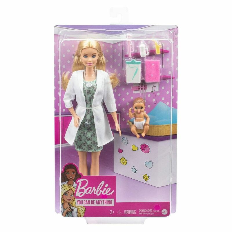 Barbie You Can Be Anything Baby Doctor Hospital Set Barbie You Can Be Anything Baby Doctor Hospital Set