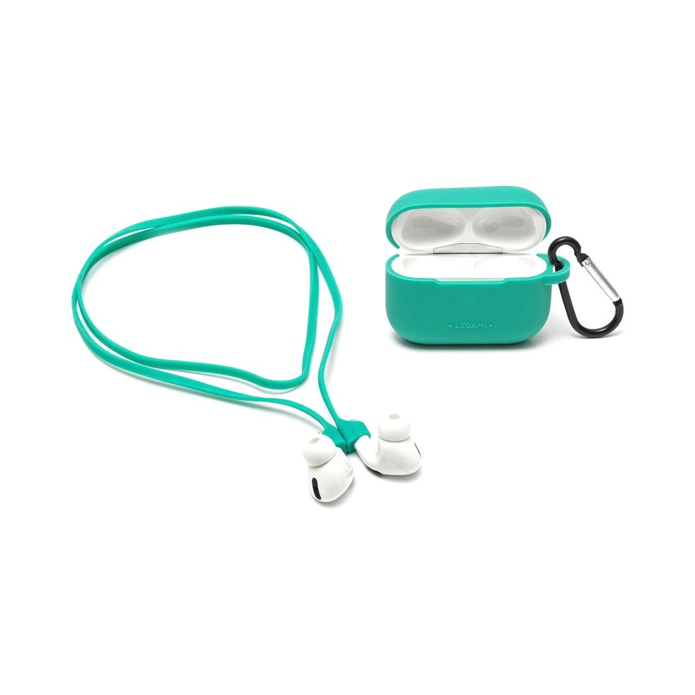 Legami Air 'N Go - Case And Cord Set for Apple AirPods Pro - Turquoise