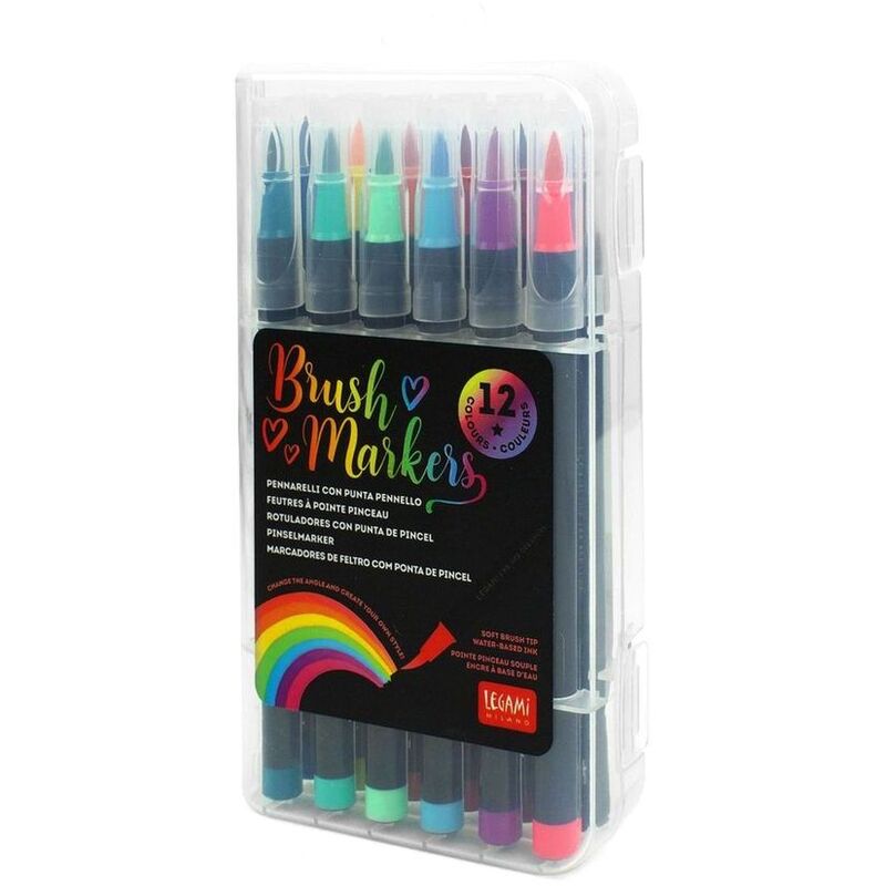 Legami Brush Markers (Set of 12)